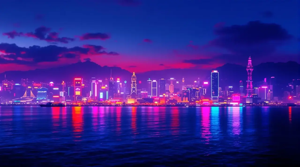 av综合网 · 维港夜影港岛夜景